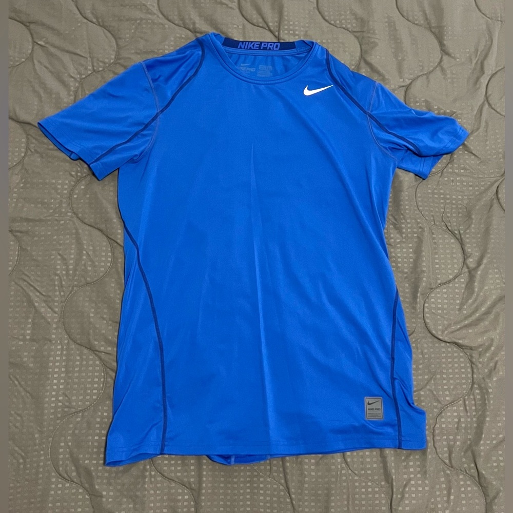 Blue Dri Fit Nike Workout shirt
